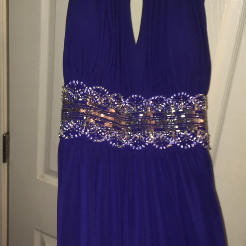 Royal Blue Prom Dress Size 14